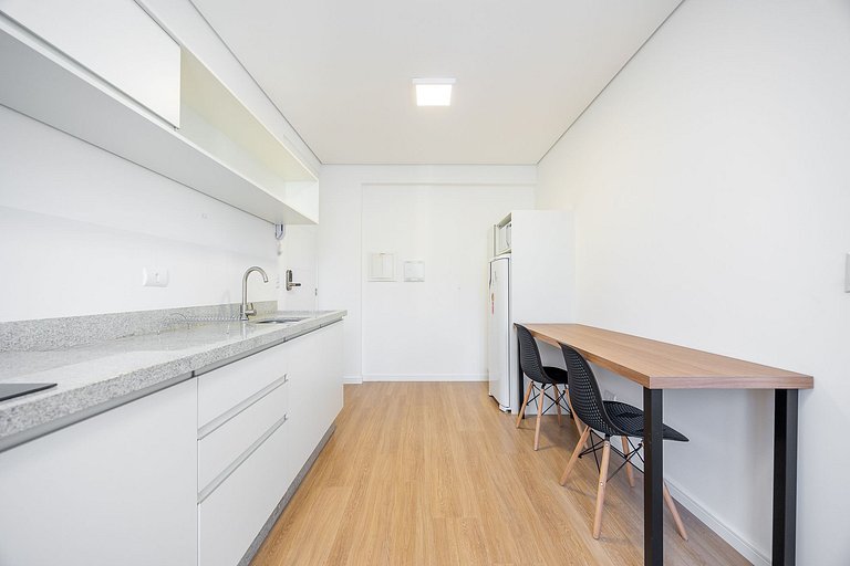 Studio with balcony