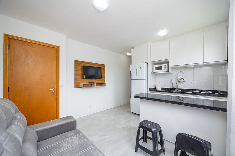 Apartamento finamente decorado no bairro Jardim Botânico, em