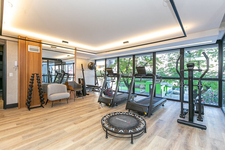 Ref:10313 Studio finamente decorado em Curitiba, até 2 pesso