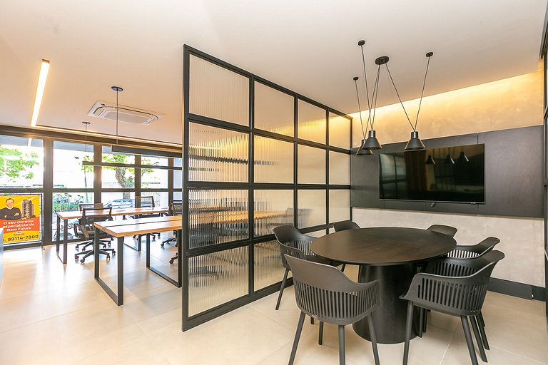Ref:10313 Studio finamente decorado em Curitiba, até 2 pesso