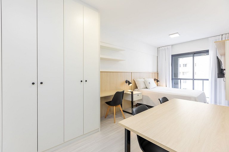 Ref 10272 | Studio no Bigorrilho, totalmente mobiliado para