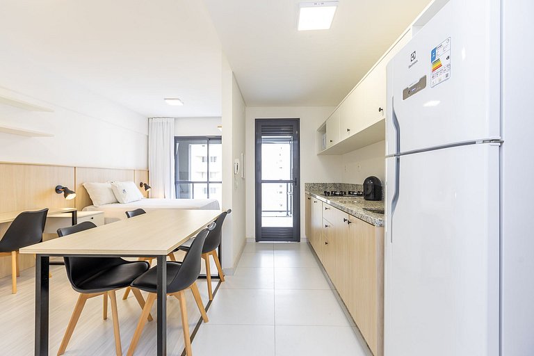 Ref 10272 | Studio no Bigorrilho, totalmente mobiliado para