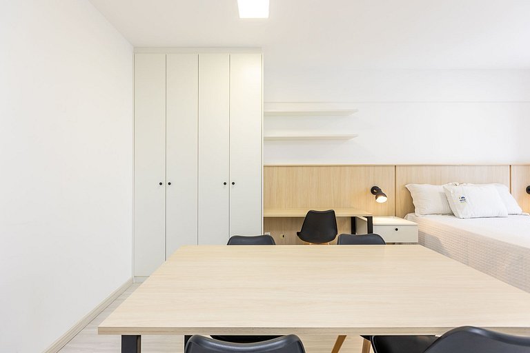 Ref 10272 | Studio no Bigorrilho, totalmente mobiliado para