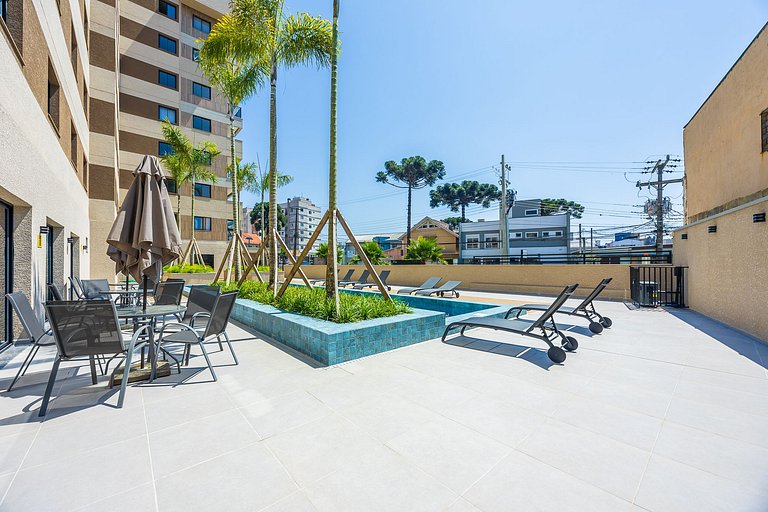 Ref 10258 | Studio Duplex finamente decorado em Curitiba, à