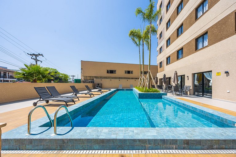 Ref 10258 | Studio Duplex finamente decorado em Curitiba, à