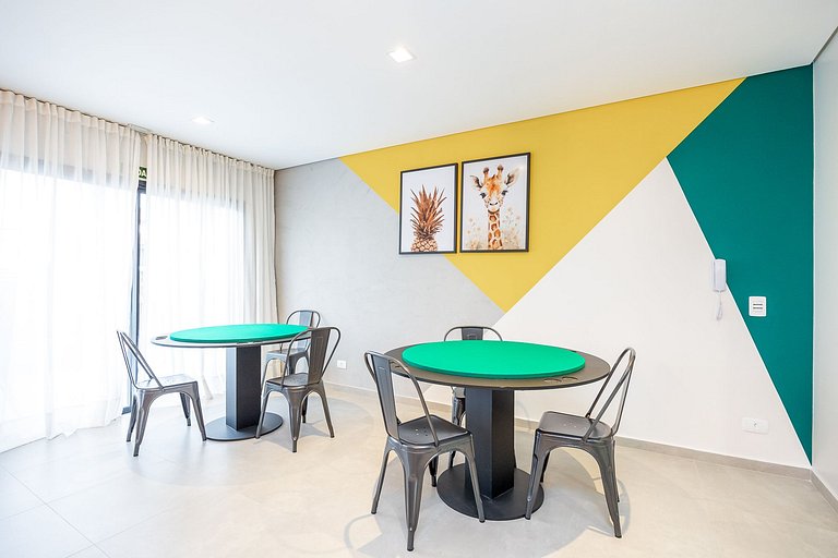 Ref 10258 | Studio Duplex finamente decorado em Curitiba, à