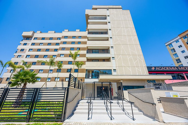 Ref 10258 | Studio Duplex finamente decorado em Curitiba, à