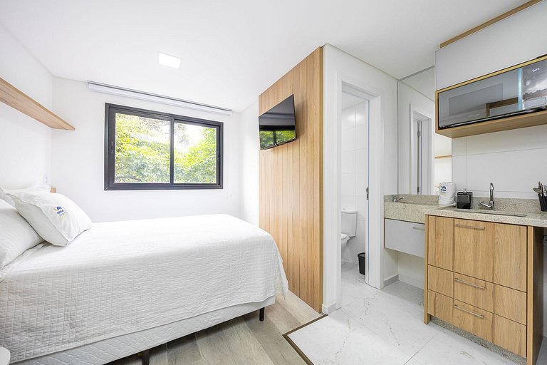 Ref 10281| Studio finamente decorado no Rebouças, até 2 pess