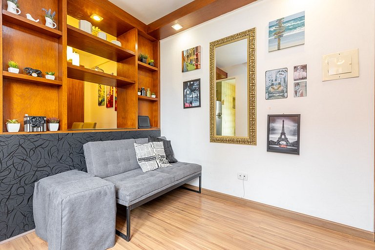 Lindo apartamento 2 quartos no centro de Curitiba.