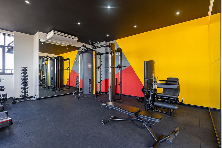 Studio finamente decorado no Centro de Curitiba