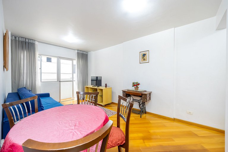Apartamento 2 quartos finamente decorado em Curitiba, até 4