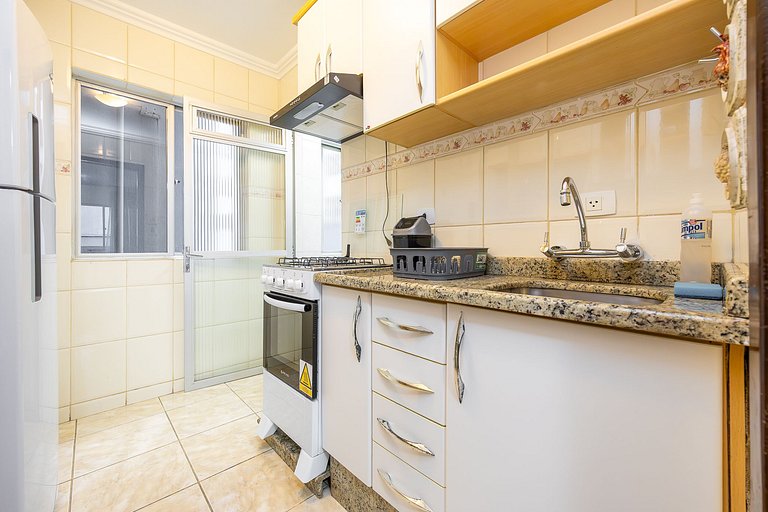 Apartamento 2 quartos finamente decorado em Curitiba, até 4
