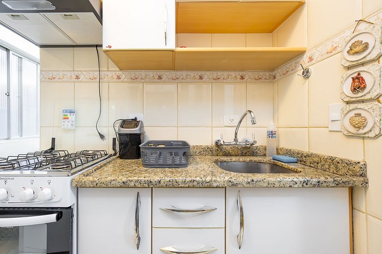 Apartamento 2 quartos finamente decorado em Curitiba, até 4