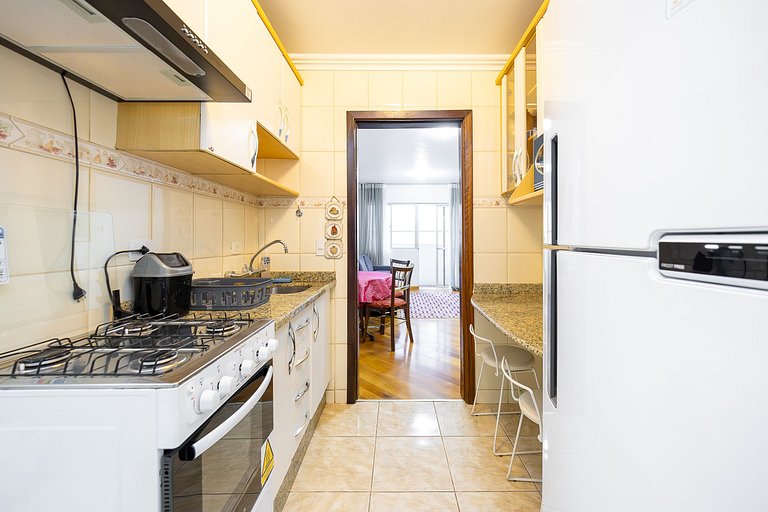 Apartamento 2 quartos finamente decorado em Curitiba, até 4