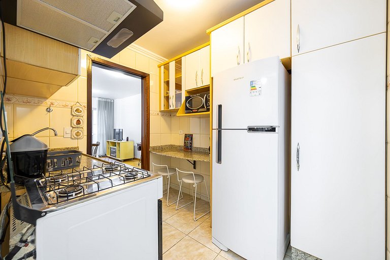 Apartamento 2 quartos finamente decorado em Curitiba, até 4