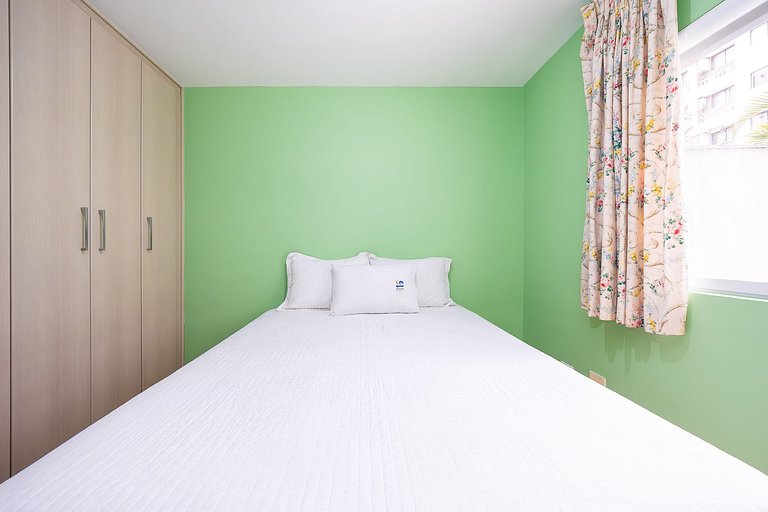 Apartamento 2 quartos finamente decorado em Curitiba, até 4