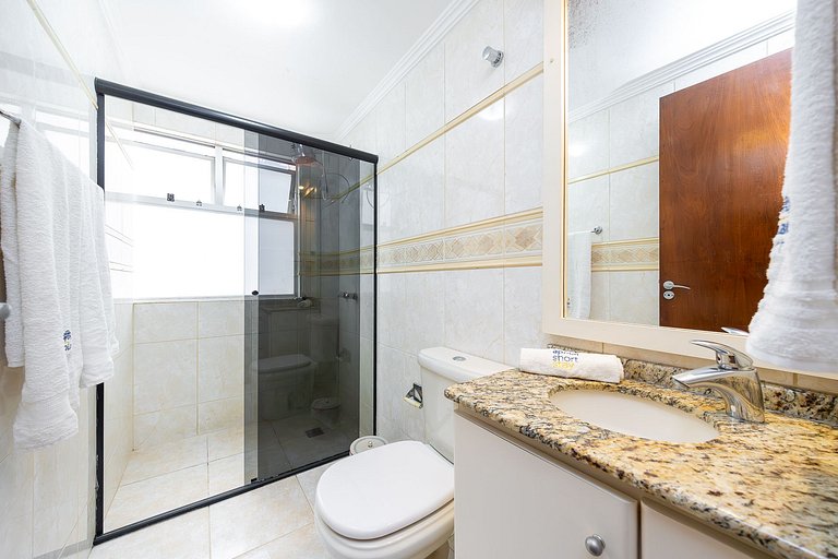 Apartamento 2 quartos finamente decorado em Curitiba, até 4