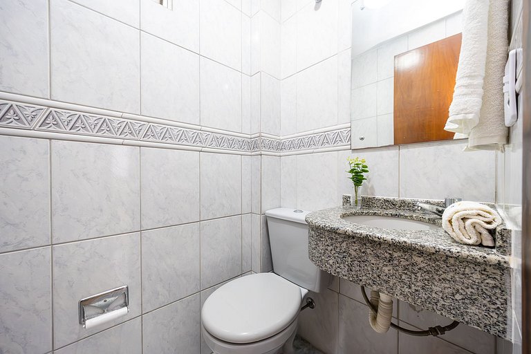 Apartamento 2 quartos finamente decorado em Curitiba, até 4