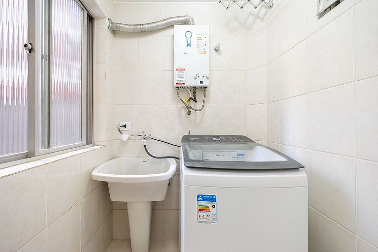 Apartamento 2 quartos finamente decorado em Curitiba, até 4
