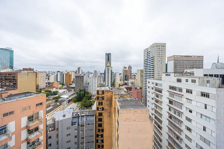 Studio 1 quarto no Centro de Curitiba
